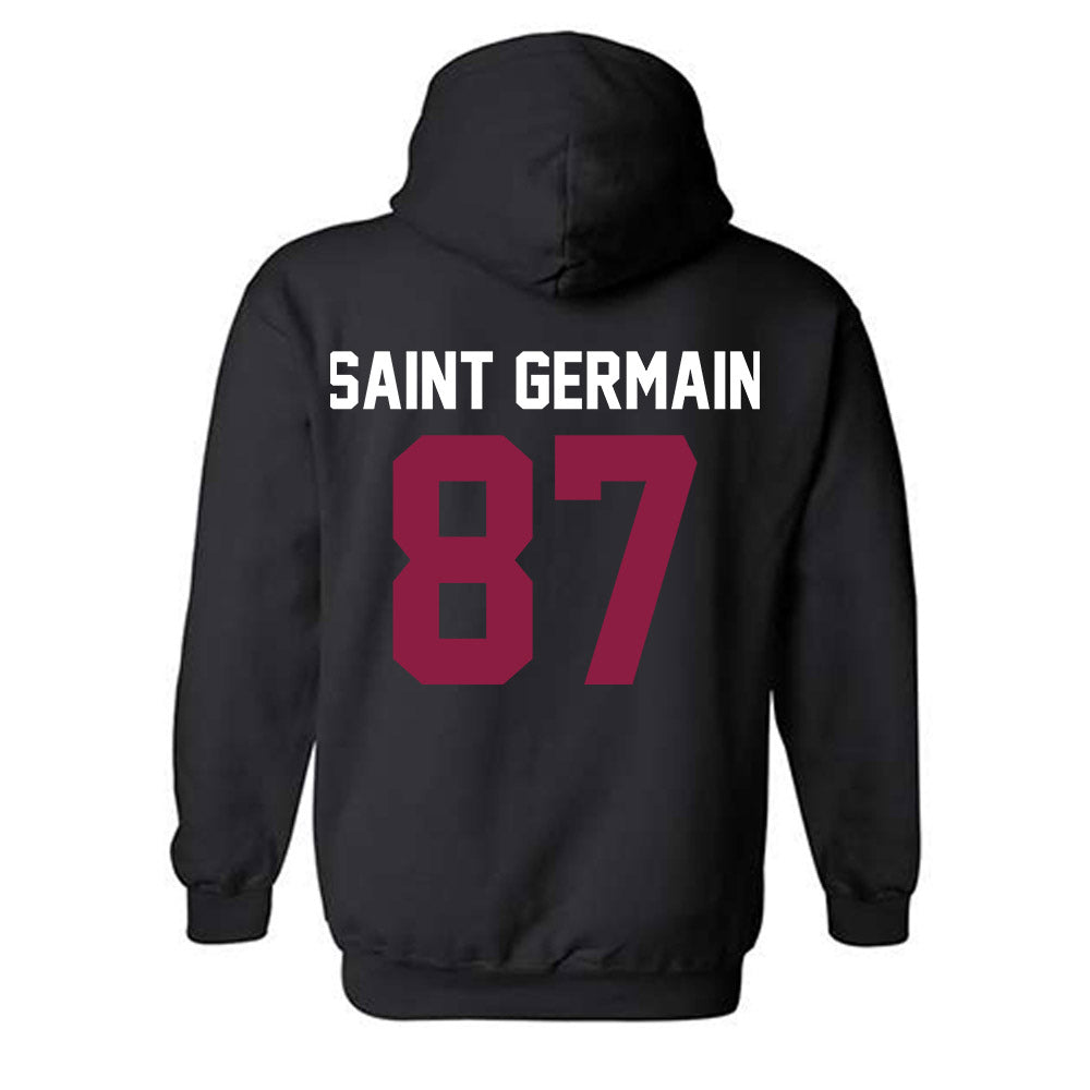 Virginia Tech - NCAA Football : Harrison Saint Germain - Classic Fashion Shersey Hooded Sweatshirt-1