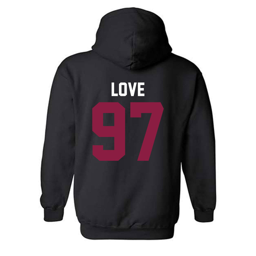 Virginia Tech - NCAA Football : John Love - Classic Fashion Shersey Hooded Sweatshirt