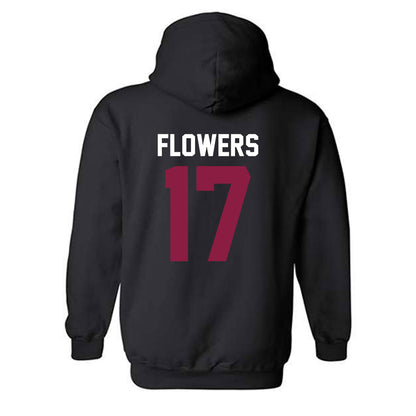Virginia Tech - NCAA Football : Tyson Flowers - Classic Fashion Shersey Hooded Sweatshirt-1
