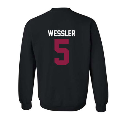 Virginia Tech - NCAA Men's Basketball : Pat Wessler - Classic Fashion Shersey Crewneck Sweatshirt