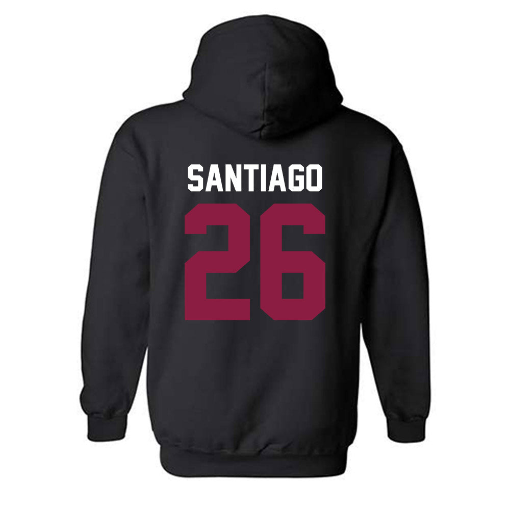 Virginia Tech - NCAA Football : Antwone Santiago - Classic Fashion Shersey Hooded Sweatshirt-1