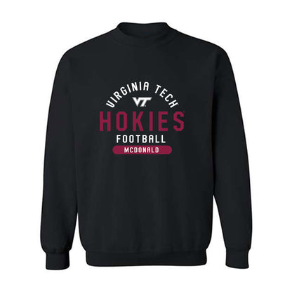 Virginia Tech - NCAA Football : Jayden McDonald - Classic Fashion Shersey Crewneck Sweatshirt