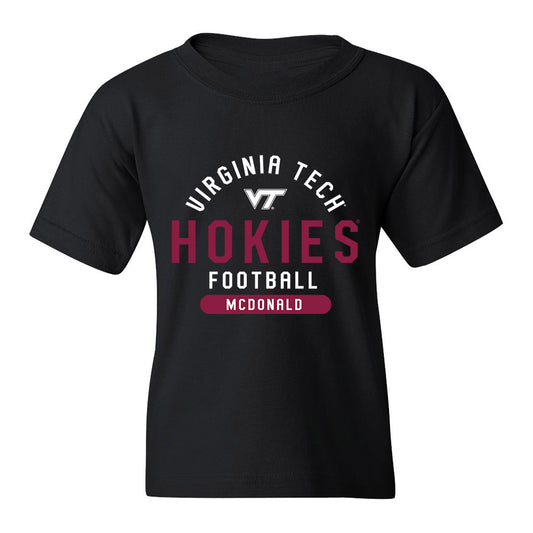 Virginia Tech - NCAA Football : Jayden McDonald - Classic Fashion Shersey Youth T-Shirt