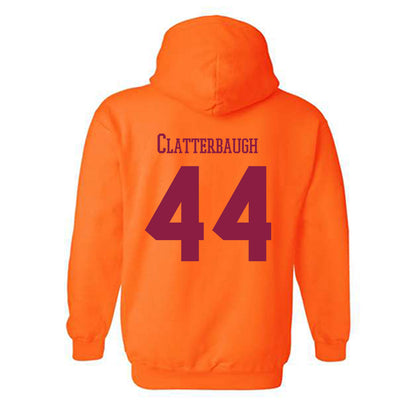 Virginia Tech - NCAA Football : Brett Clatterbaugh - Classic Fashion Shersey Hooded Sweatshirt-1