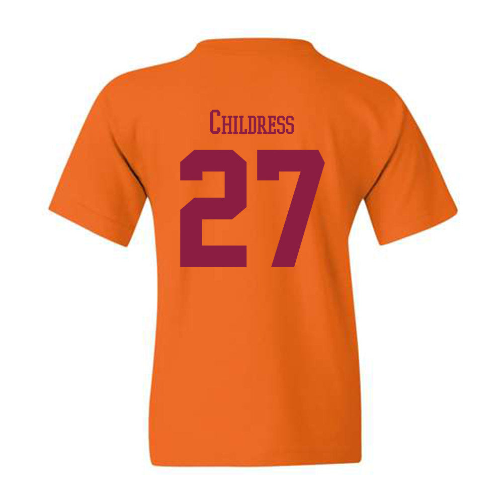 Virginia Tech - NCAA Football : Tyler Childress - Classic Fashion Shersey Youth T-Shirt