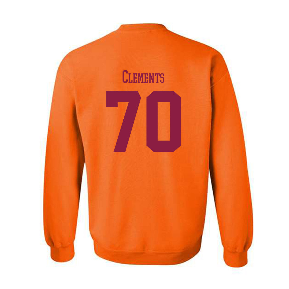 Virginia Tech - NCAA Football : Parker Clements - Classic Fashion Shersey Crewneck Sweatshirt