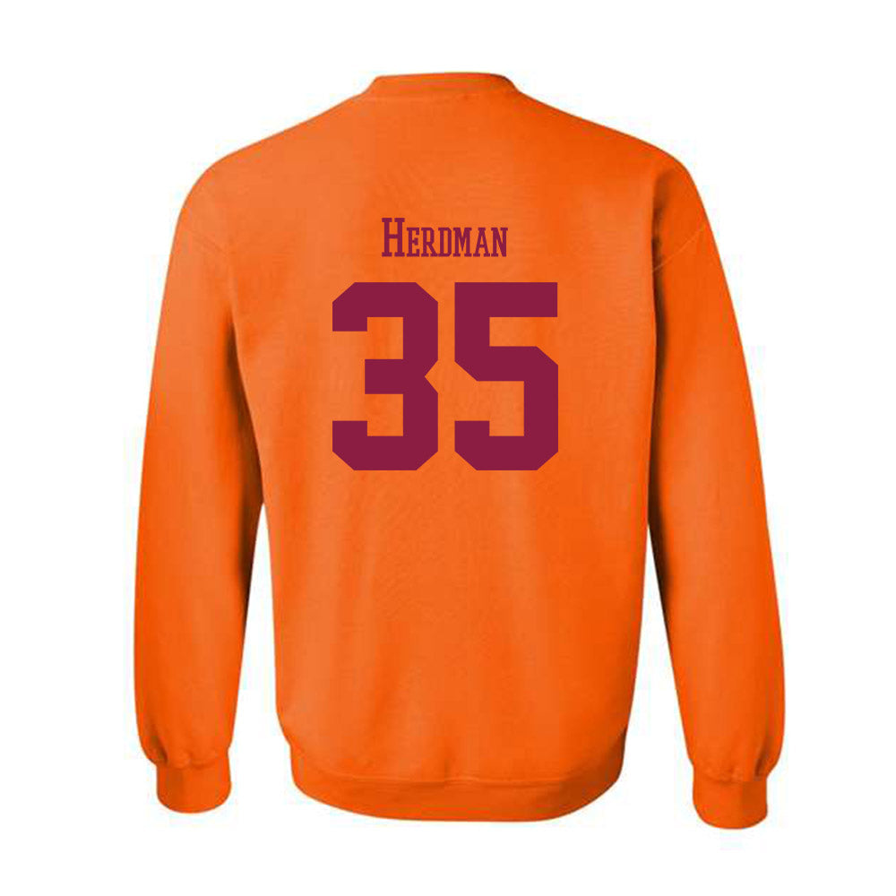 Virginia Tech - NCAA Football : Cade Herdman - Classic Fashion Shersey Crewneck Sweatshirt