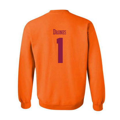 Virginia Tech - NCAA Football : Kyron Drones - Classic Fashion Shersey Crewneck Sweatshirt