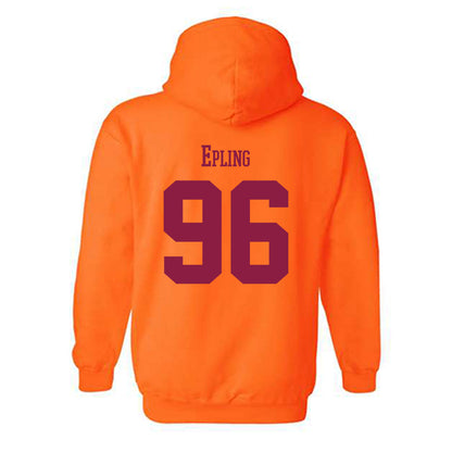 Virginia Tech - NCAA Football : Christian Epling - Classic Fashion Shersey Hooded Sweatshirt