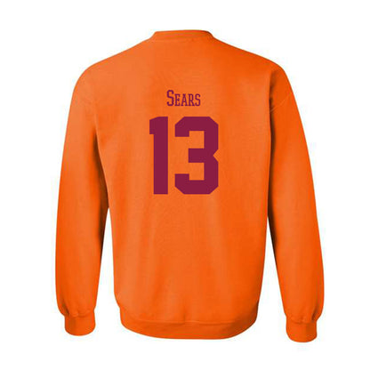 Virginia Tech - NCAA Women's Basketball : Kate Sears - Classic Fashion Shersey Crewneck Sweatshirt-1