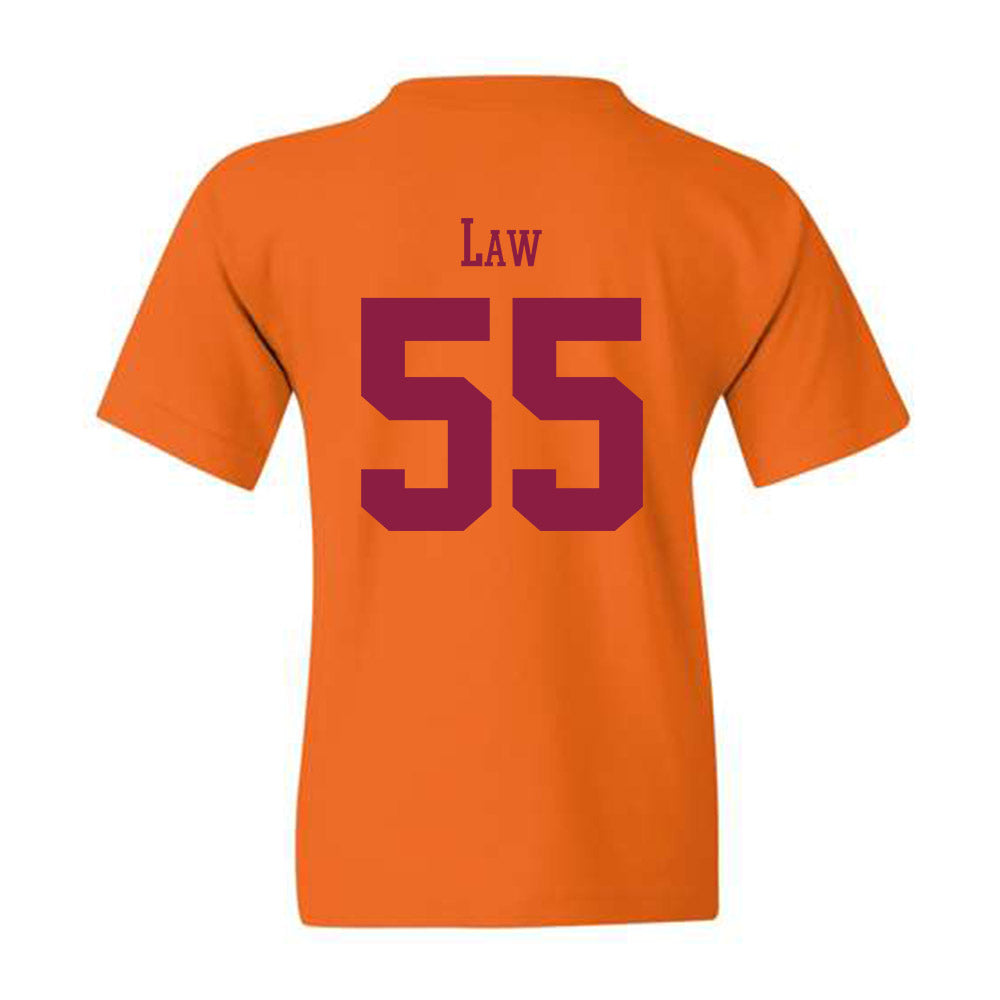 Virginia Tech - NCAA Football : Lemar Law - Classic Fashion Shersey Youth T-Shirt