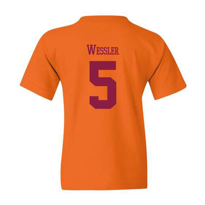 Virginia Tech - NCAA Men's Basketball : Pat Wessler - Classic Fashion Shersey Youth T-Shirt