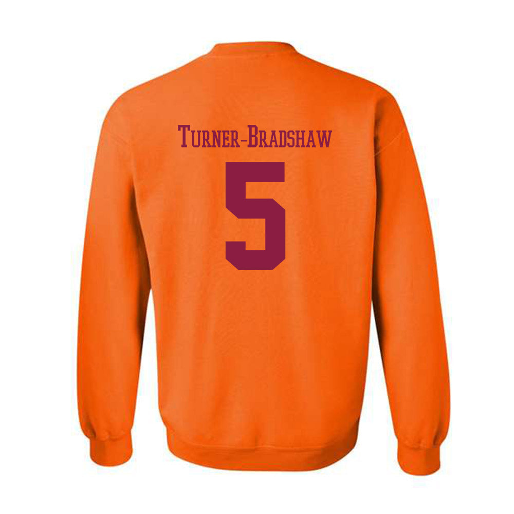 Virginia Tech - NCAA Football : Xayvion Turner-Bradshaw - Classic Fashion Shersey Crewneck Sweatshirt