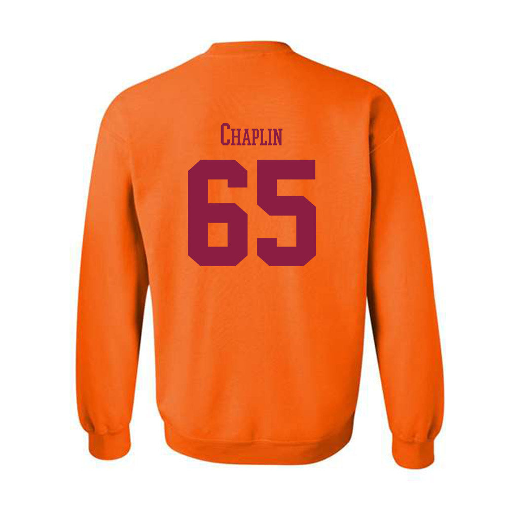 Virginia Tech - NCAA Football : Xavier Chaplin - Classic Fashion Shersey Crewneck Sweatshirt