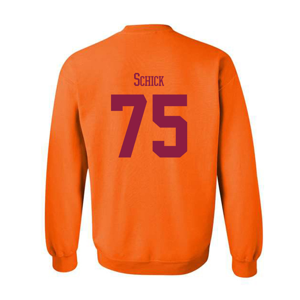 Virginia Tech - NCAA Football : Bob Schick - Classic Fashion Shersey Crewneck Sweatshirt