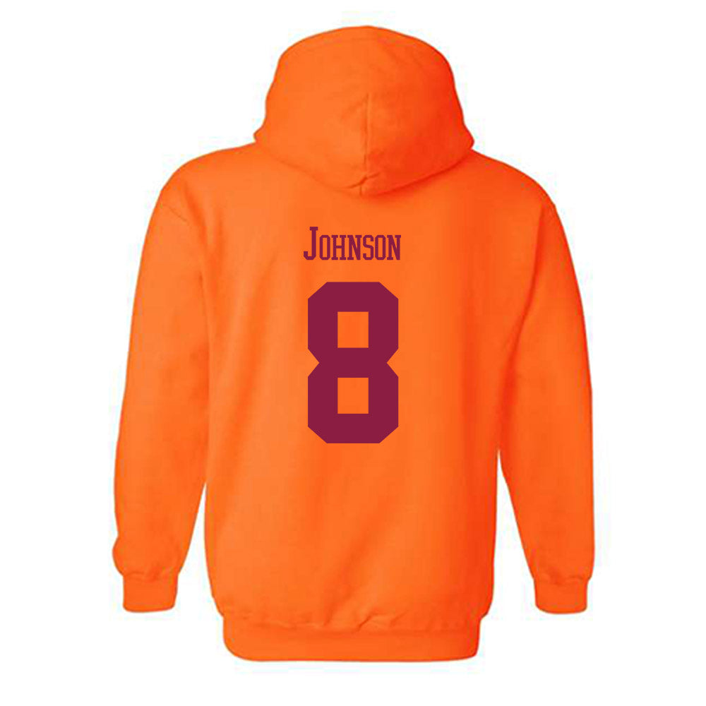 Virginia Tech - NCAA Football : Braylon Johnson - Classic Fashion Shersey Hooded Sweatshirt