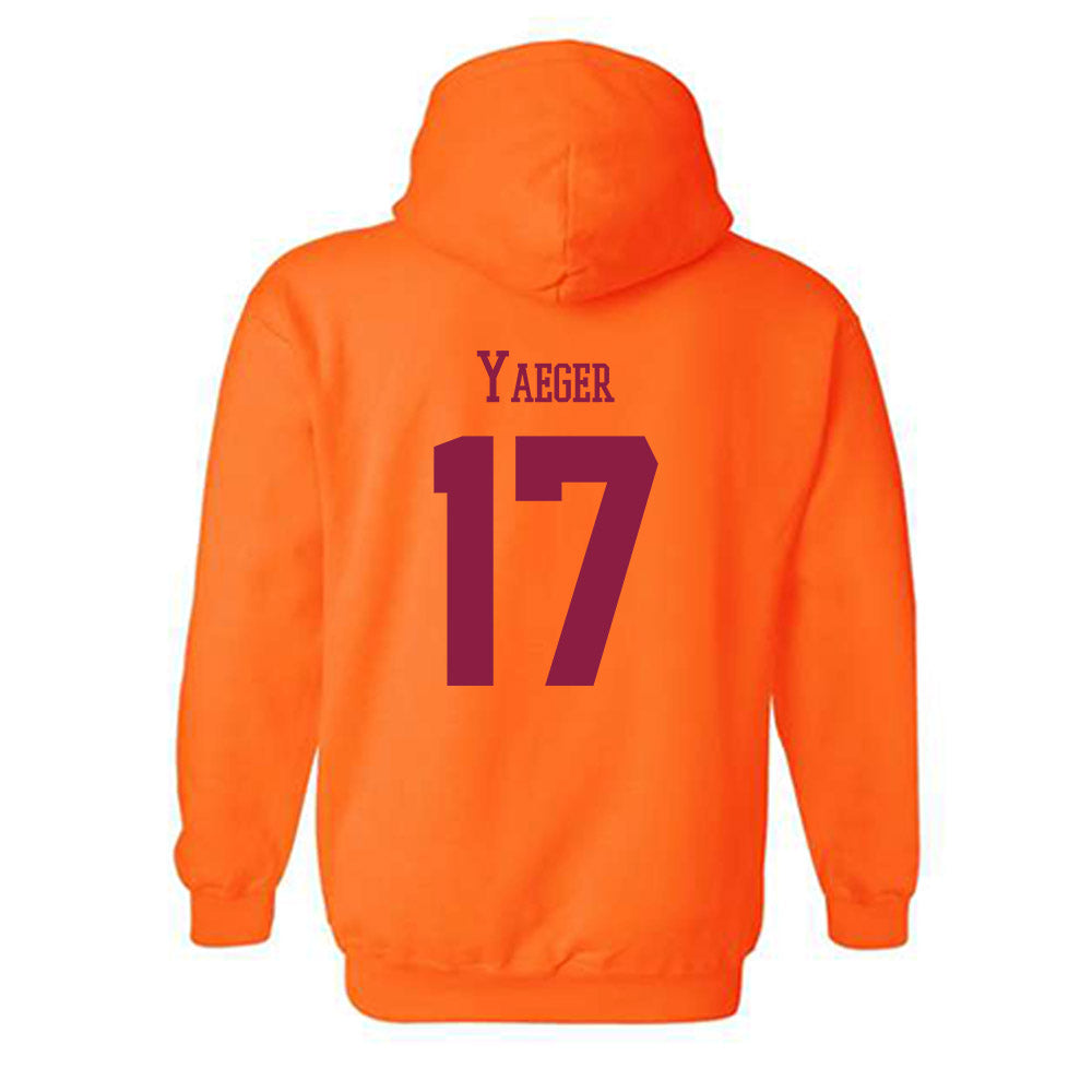 Virginia Tech - NCAA Softball : Zoe Yaeger - Classic Fashion Shersey Hooded Sweatshirt-1