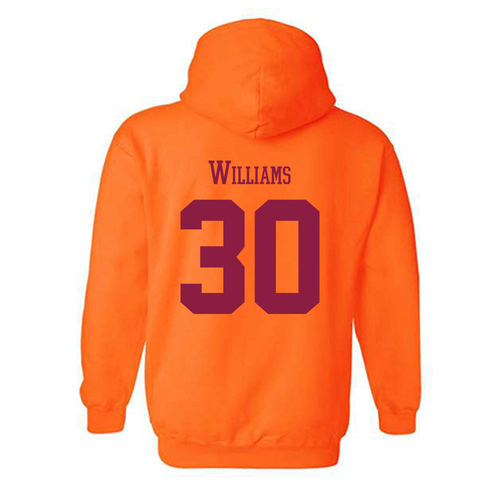 Virginia Tech - NCAA Football : Krystian Williams - Classic Fashion Shersey Hooded Sweatshirt