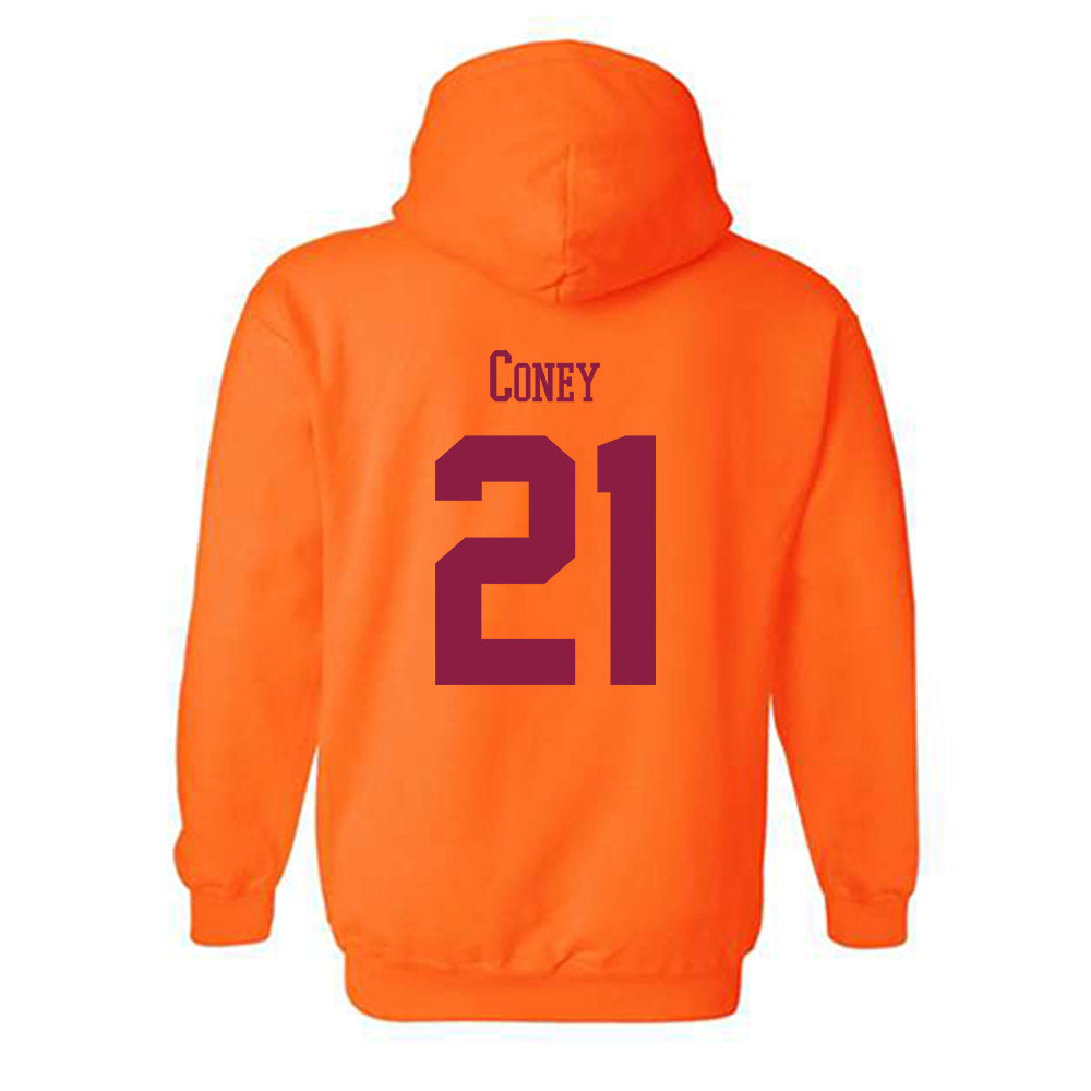 Virginia Tech - NCAA Football : Jeremiah Coney - Classic Fashion Shersey Hooded Sweatshirt