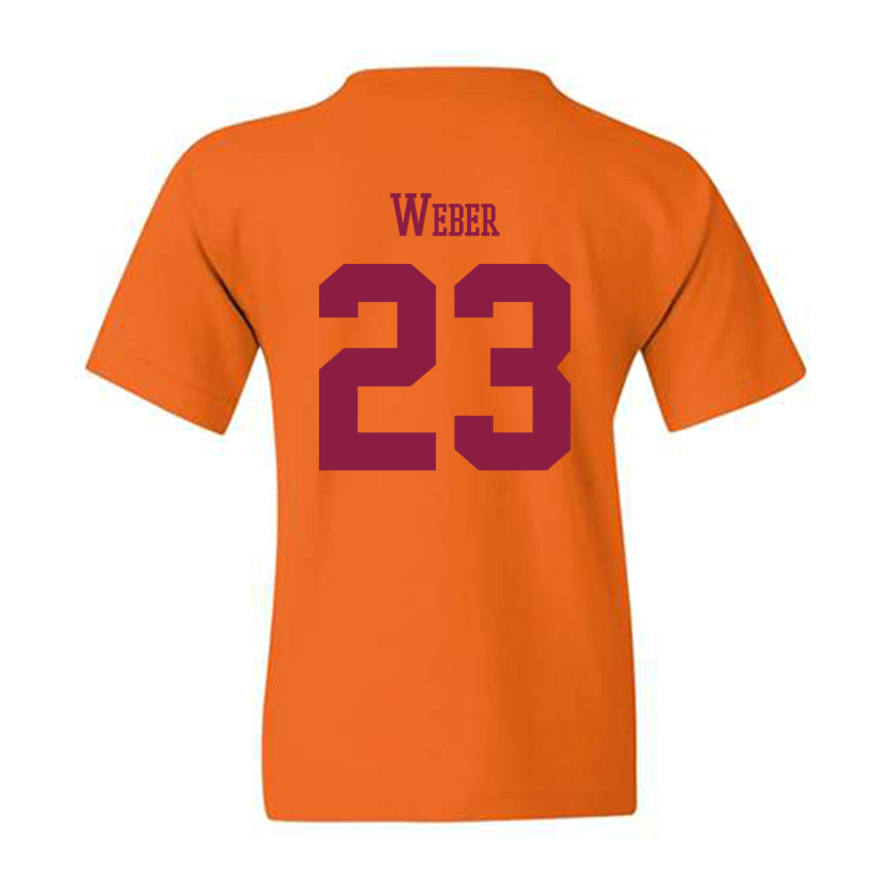Virginia Tech - NCAA Baseball : Ben Weber - Classic Fashion Shersey Youth T-Shirt-1