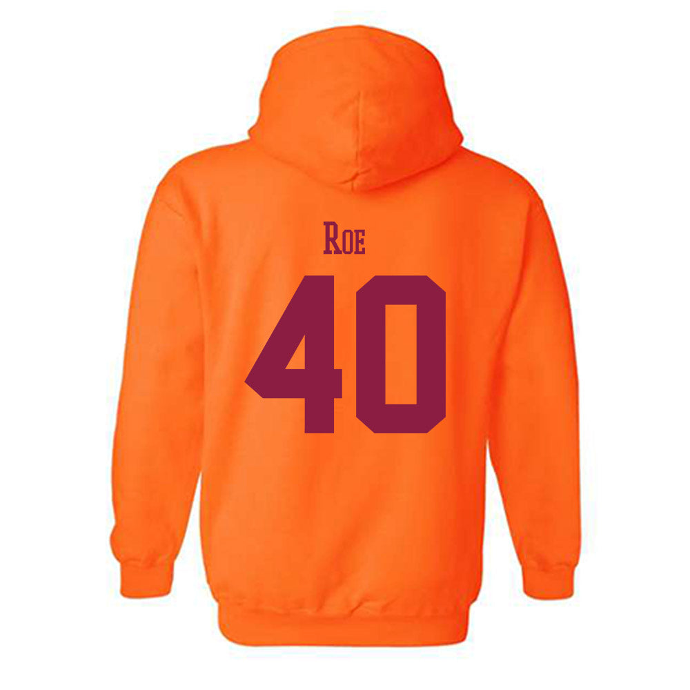 Virginia Tech - NCAA Baseball : Brody Roe - Classic Fashion Shersey Hooded Sweatshirt-1