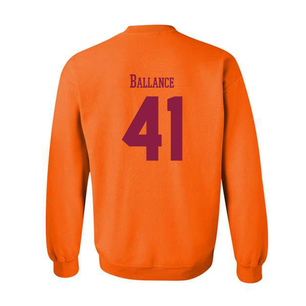 Virginia Tech - NCAA Football : George Ballance - Classic Fashion Shersey Crewneck Sweatshirt