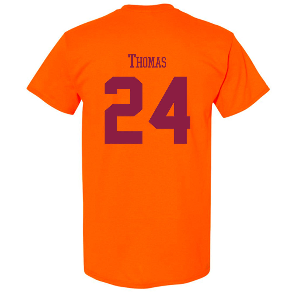 Virginia Tech - NCAA Football : Malachi Thomas - Classic Fashion Shersey T-Shirt