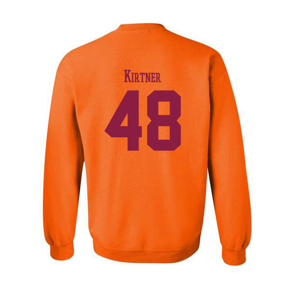 Virginia Tech - NCAA Baseball : Brady Kirtner - Classic Fashion Shersey Crewneck Sweatshirt