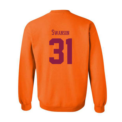 Virginia Tech - NCAA Women's Basketball : Sophie Swanson - Classic Fashion Shersey Crewneck Sweatshirt-1
