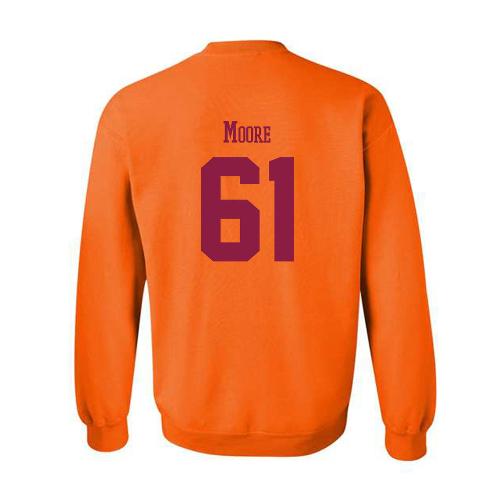 Virginia Tech - NCAA Football : Braelin Moore - Classic Fashion Shersey Crewneck Sweatshirt