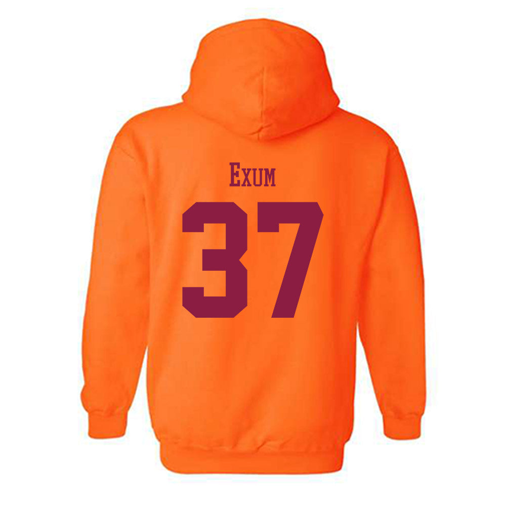 Virginia Tech - NCAA Baseball : Jacob Exum - Classic Fashion Shersey Hooded Sweatshirt