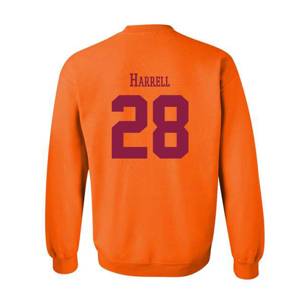 Virginia Tech - NCAA Football : Knahlij Harrell - Classic Fashion Shersey Crewneck Sweatshirt-1