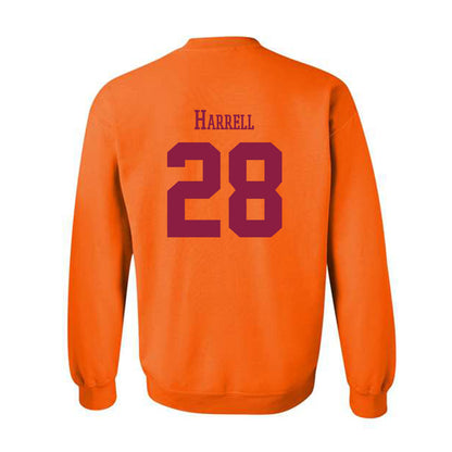 Virginia Tech - NCAA Football : Knahlij Harrell - Classic Fashion Shersey Crewneck Sweatshirt-1