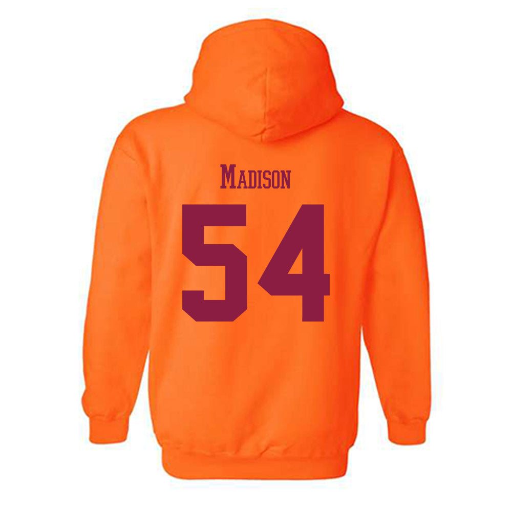 Virginia Tech - NCAA Football : Malachi Madison - Classic Fashion Shersey Hooded Sweatshirt