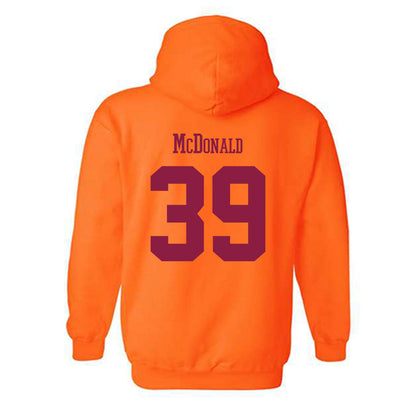 Virginia Tech - NCAA Football : Jorden McDonald - Classic Fashion Shersey Hooded Sweatshirt