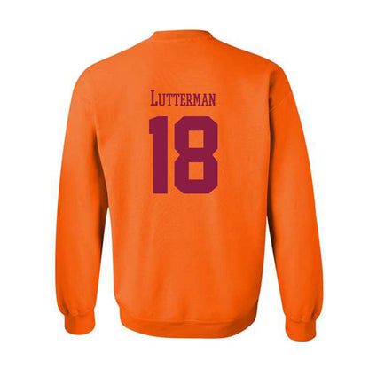 Virginia Tech - NCAA Baseball : Hudson Lutterman - Classic Fashion Shersey Crewneck Sweatshirt-1