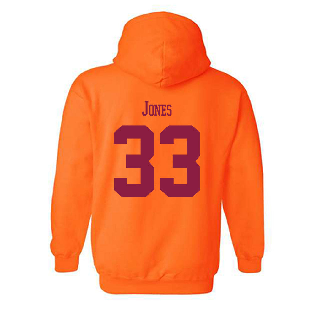 Virginia Tech - NCAA Women's Lacrosse : Aaliyah Jones - Classic Fashion Shersey Hooded Sweatshirt-1