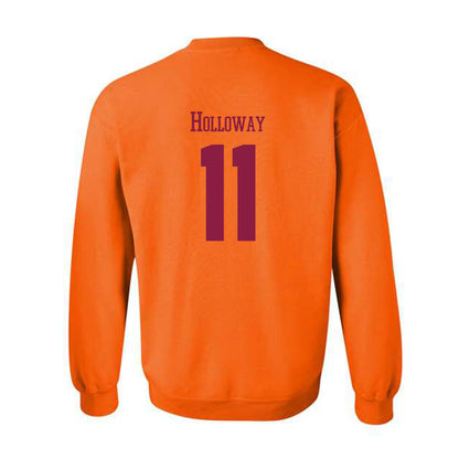 Virginia Tech - NCAA Football : Tucker Holloway - Classic Fashion Shersey Crewneck Sweatshirt