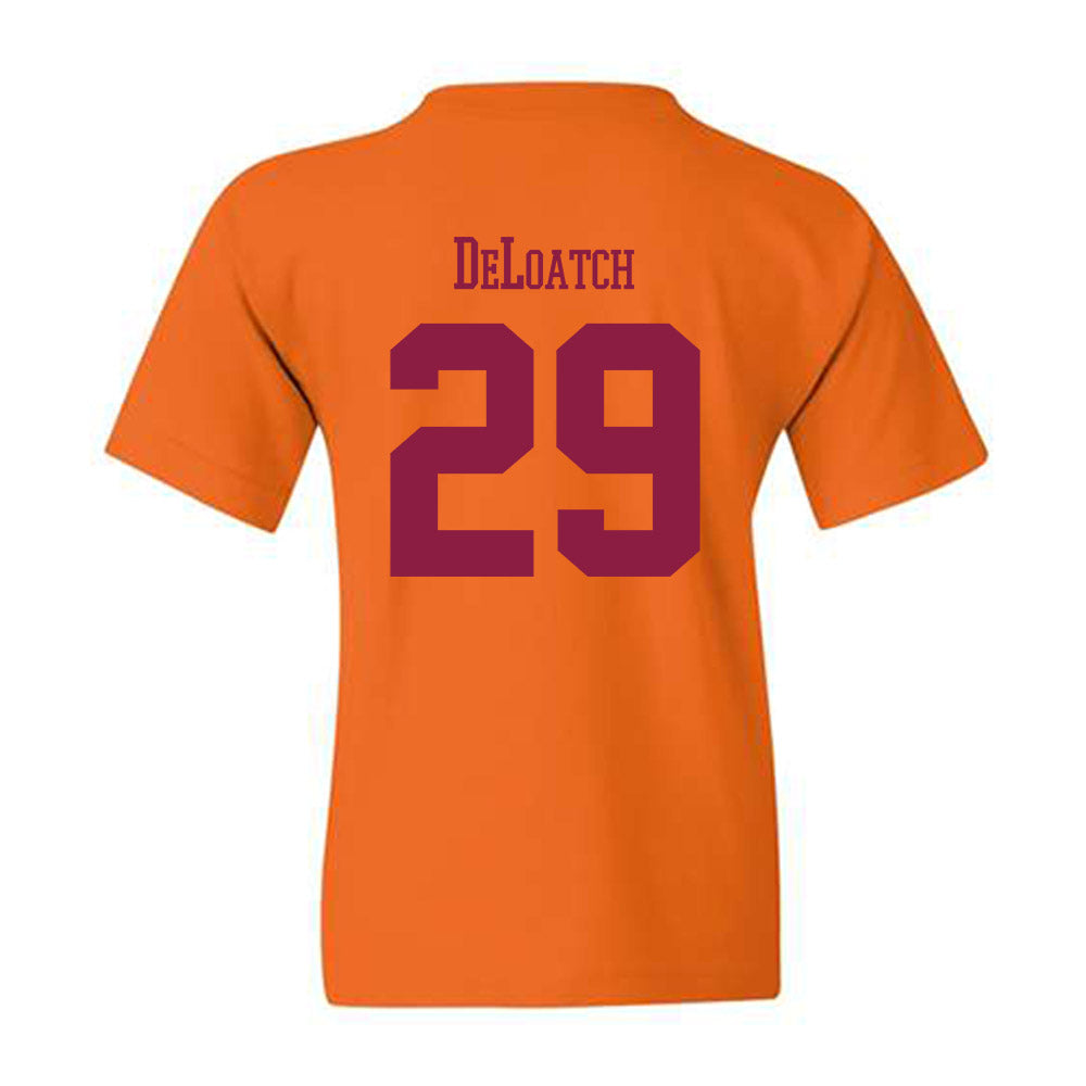 Virginia Tech - NCAA Football : Jahmari DeLoatch - Classic Fashion Shersey Youth T-Shirt-1