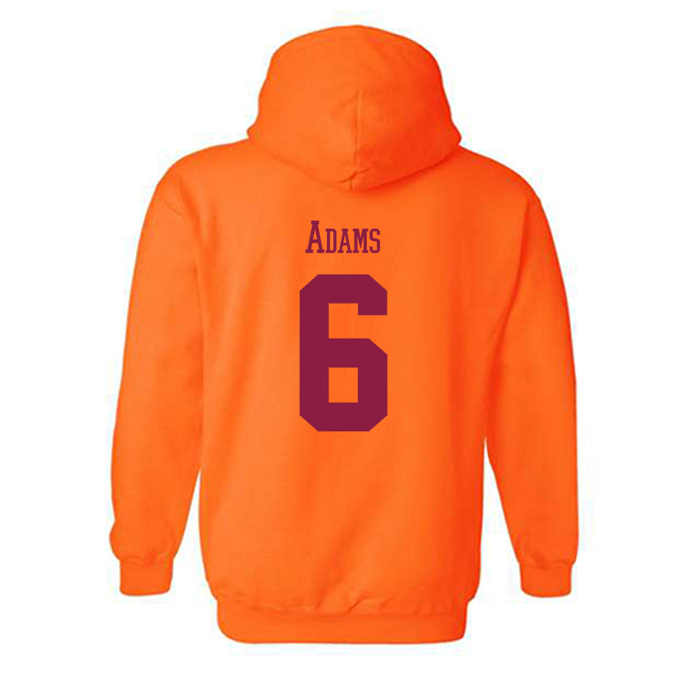 Virginia Tech - NCAA Football : Keylen Adams - Classic Fashion Shersey Hooded Sweatshirt