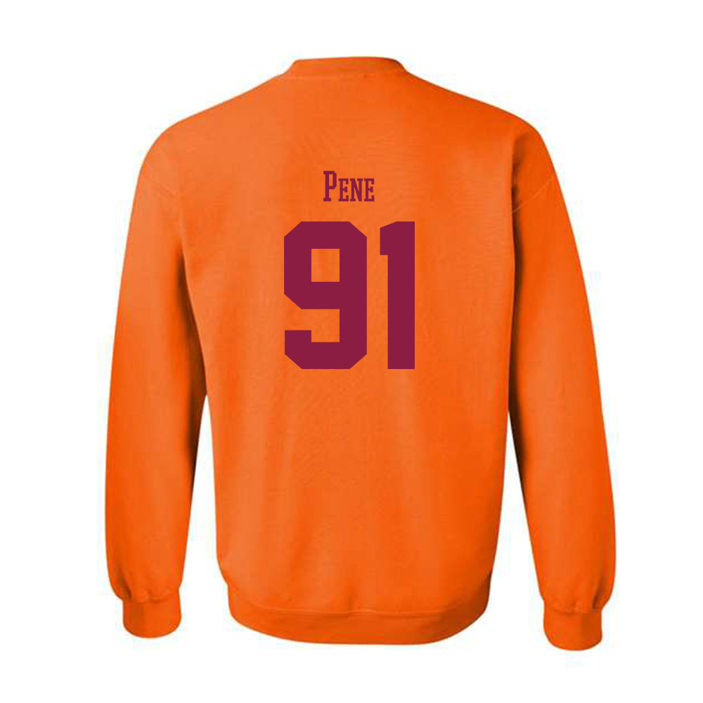 Virginia Tech - NCAA Football : Wil Pene - Classic Fashion Shersey Crewneck Sweatshirt-1