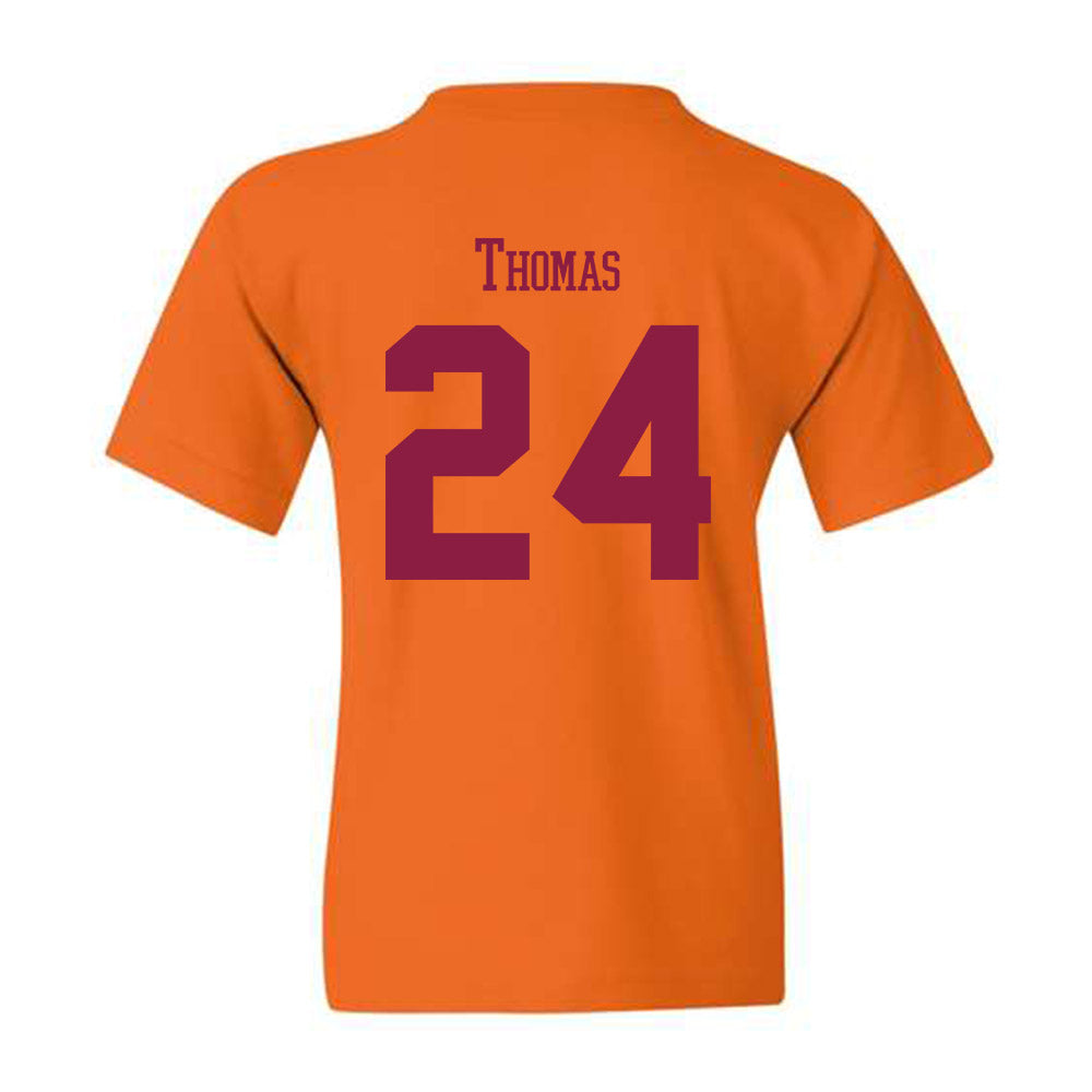 Virginia Tech - NCAA Football : Malachi Thomas - Classic Fashion Shersey Youth T-Shirt