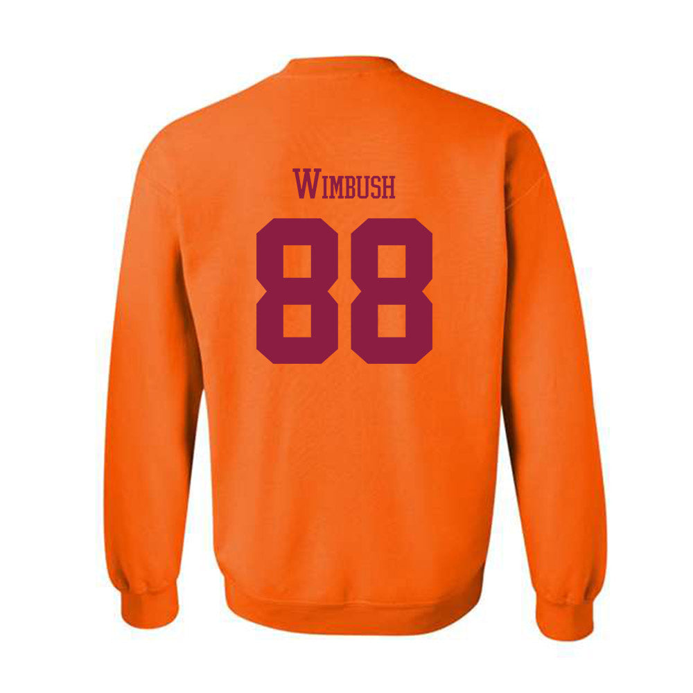 Virginia Tech - NCAA Football : Zeke Wimbush - Classic Fashion Shersey Crewneck Sweatshirt