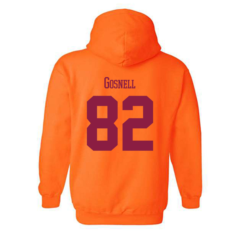 Virginia Tech - NCAA Football : Benji Gosnell - Classic Fashion Shersey Hooded Sweatshirt