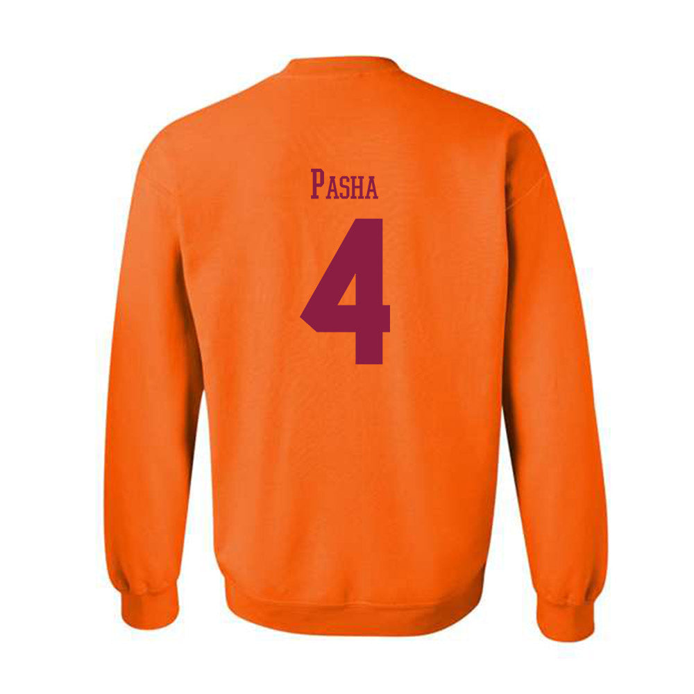 Virginia Tech - NCAA Men's Basketball : Izaiah Pasha - Classic Fashion Shersey Crewneck Sweatshirt-1