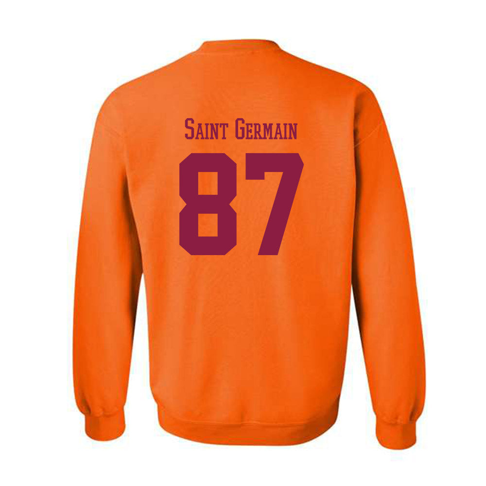 Virginia Tech - NCAA Football : Harrison Saint Germain - Classic Fashion Shersey Crewneck Sweatshirt-1