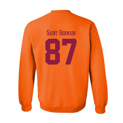Virginia Tech - NCAA Football : Harrison Saint Germain - Classic Fashion Shersey Crewneck Sweatshirt-1
