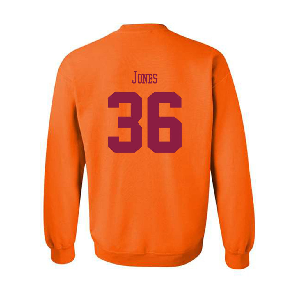 Virginia Tech - NCAA Football : Brody Jones - Classic Fashion Shersey Crewneck Sweatshirt-1