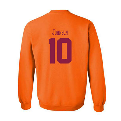 Virginia Tech - NCAA Men's Basketball : Tyler Johnson - Classic Fashion Shersey Crewneck Sweatshirt-1