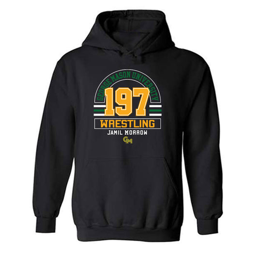 GMU - NCAA Wrestling : Jamil Morrow - Classic Fashion Shersey Hooded Sweatshirt-0